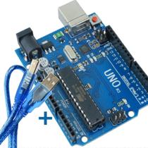 Placa Uno R3 Com Cabo USB (Compatível com Arduino) - OEM