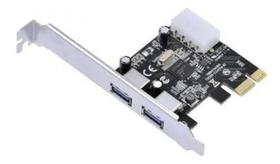 Placa Usb 3.0 Pci-e 5gbps Pci Express X1 - 2 Portas
