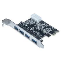 Placa usb 3.0 pciex 4p