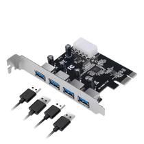 Placa USB 4 Portas Pci-e 3.0 Externas Computador Notebook PC
