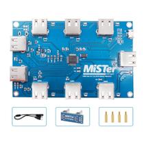 Placa USB Hub V2.1 para Mister FPGA 9 com sistema de solda manual