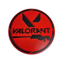 Placa Valorant Mdf Decorativa Gamer 30cm 3d Decorativo Placa Valorant Mdf Decorativa Gamer 30cm 3d Decorativo