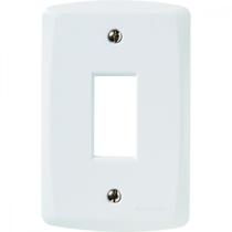 Placa Vertical 1 Conector 4X2 Tramontina Lux² Blanca Placa Vertical 1 Conector 4X2 Tramontina Lux² Blanca