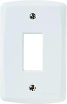 Placa Vertical 1 Conector 4X2 Tramontina Lux² Blanca Placa Vertical 1 Conector 4X2 Tramontina Lux² Blanca