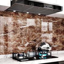 Placa Vinílica Marmorizada Decorativa Flexível Marmo Brown 2,44m x 1,22m 2,97m2 de cobertura