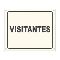 Placa Visitantes 15x20 1un Centurião