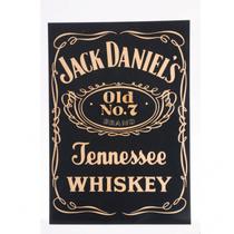Placa Whisky Jack Daniels Laqueada 3D Mdf - 45 x 30 cm