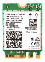 Placa Wi-fi 6 Ax200 2.4gbps Bluetooth 5.0 Ngff Mu-mimo