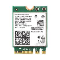 Placa Wi-Fi 6E AX210 Tri-Band (2.4G/5GHz/6GHz) - 5374Mbps - Bluetooth 5.3