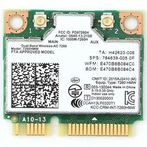 Placa Wi-Fi Intel 7260HMW - Dual Band 2.4G/5GHz + Bluetooth 4.0 - Mini PCI-E