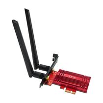 Placa WiFi 6E QFly AX210 5400 Mbps PCIe com Bluetooth 5.3