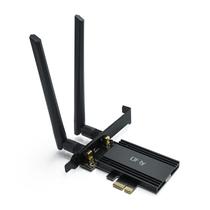 Placa WiFi 6E QFly AX210 5400Mbps para jogos de PC com Bluetooth
