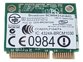 Placa Wifi Bcm94312hmg Dell E4500 1564 Hp Mini 311 Dv4 2116