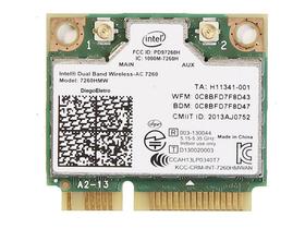 Placa Wifi Intel Dual Band Wireless-ac 7260hmw 867mbps