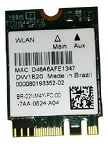 Placa Wireless Atheros Diversos Notebooks - Dw1820 Placa Wireless Atheros Diversos Notebooks - Dw1820