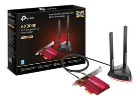 Placa Wireless PCIe AX3000 Dual Bnad 2 antenas Wifi 6 Bluetooth 5.0 Archer TX3000E TP-Link Placa Wireless PCIe AX3000 Dual Bnad 2 antenas Wifi 6 Bluetooth 5.0 Archer TX3000E TP-Link
