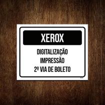 Placa Xerox Digitalização Impressão Boleto 27X35