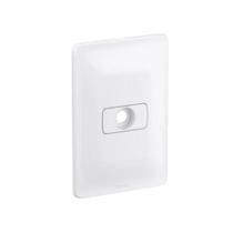 Placa Zeffia um Posto com Saída de Fio 4x2cm Branco - Pial Legrand