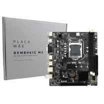 PlacaMae B75 Duex Intel LGA1155 mATX DDR3 M.2 NVMe Gigalan Preto DXMBB75G M2