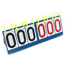Placar 6 digitos de mesa grande contador de pontos triplo 999 pontos marcador manual basquete futebol volei Placar 6 digitos de mesa grande contador de pontos triplo 999 pontos marcador manual basquete futebol volei