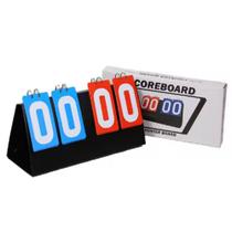 Placar contador pontos portatil dobravel marcador futebol volei tenis gols
