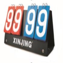 Placar de mesa marcador manual dobrável contador de pontos