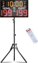 Placar LED YZ 22,8" para Basquete com Temporizador e Controle Remoto
