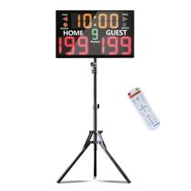 Placar Portátil LED YZ 58x35 cm com Temporizador e Controle Remoto