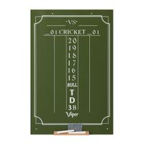 Placar Viper Chalk para críquete e 01 jogos de dardos verdes