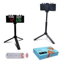 Placar YZ alimentado por bateria digital com suporte remoto