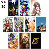Placas 13x20 Da Akatsuki,Naruto,Sasuke,Sannis Lendários Em 10 Peças