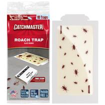 Placas Adesivas para Captura de Baratas Catchmaster Pacote com 10 Unidades Sem Pesticidas Placas Adesivas para Captura de Baratas Catchmaster Pacote com 10 Unidades Sem Pesticidas