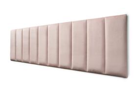 Placas Cabeceira Modulada Adesiva King Estofada Veludo Nude - 200cm x 60cm Kit 10 Placas Placas Cabeceira Modulada Adesiva King Estofada Veludo Nude - 200cm x 60cm Kit 10 Placas