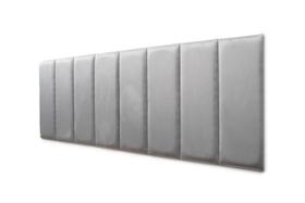 Placas Cabeceira Modulada Adesiva Queen Estofada Suede Cinza - 160cm x 60cm Kit 8 Placas Placas Cabeceira Modulada Adesiva Queen Estofada Suede Cinza - 160cm x 60cm Kit 8 Placas