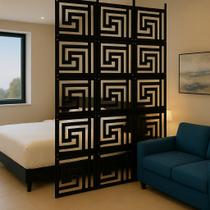 Placas Cobogó Vazadas Decorativas Divisória de Ambiente 3D MDF 3mm Kit 10 e 20 peças