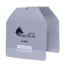 Placas Curvas para Colete de Peso WOLF TACTICAL 4kg 30x25x3cm Placas Curvas para Colete de Peso WOLF TACTICAL 4kg 30x25x3cm