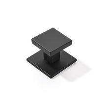 Placas de acabamento khtumeware 2 unidades 1,5" preto fosco em zinco Placas de acabamento khtumeware 2 unidades 1,5" preto fosco em zinco