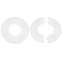 Placas de acabamento para tubulações HARFINGTON 51 mm em plástico ABS, 2 peças Placas de acabamento para tubulações HARFINGTON 51 mm em plástico ABS, 2 peças