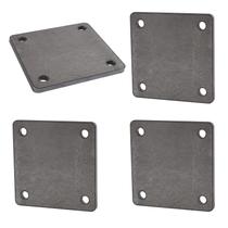 Placas de aço CDFYJHFDQ 6x6 cm, chapa metálica soldável, quadrada