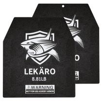 Placas de aço para colete com peso LEKÄRO 9,8 x 11" à prova de ferrugem Placas de aço para colete com peso LEKÄRO 9,8 x 11" à prova de ferrugem