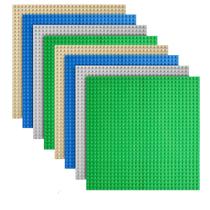 Placas de base de blocos de construção Kindpack 8 peças, 10 x 10 cm, 100% compatíveis