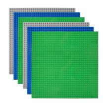 Placas de base de construção Lekebaby Classic 10x10, pacote com 6 Placas de base de construção Lekebaby Classic 10x10, pacote com 6