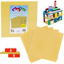 Placas de base de construção SCS Direct Large 25x25cm Sand 4 unidades