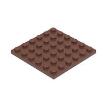 Placas De Base Finas 6x6 Com Pontos, Conjunto De 20 Peças, Compatível Com Blocos De Montar,