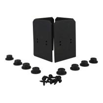 Placas de base para postes Ozco Building Products Ironwood 6x6 (1 pacote)