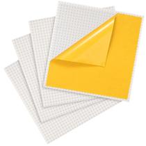 Placas de base peel-and-stick MIMAX autoadesivas 25x25cm, pacote com 4