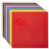 Placas de base Strictly Briks Classic 25x25 cm Rainbow, pacote com 12 Placas de base Strictly Briks Classic 25x25 cm Rainbow, pacote com 12