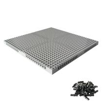Placas de construção Hensgaukt 65803 16x16 Classic Baseplate x4