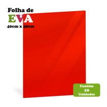 Placas De Eva Leo&Leo 40x48 - Kit Com 10 Folhas Coloridas