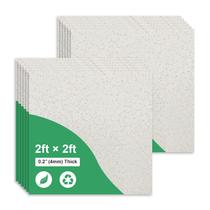 Placas de forro Gigrwiin 61 x 61 cm em PVC, impermeáveis e com resistência ao fogo